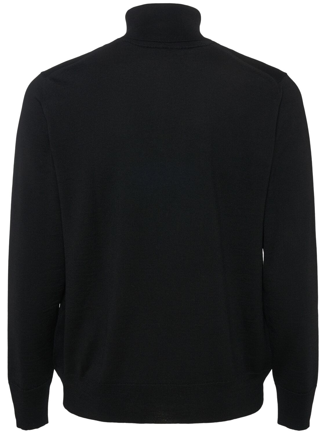 Shop Etro Wool Turtleneck Sweater In Black