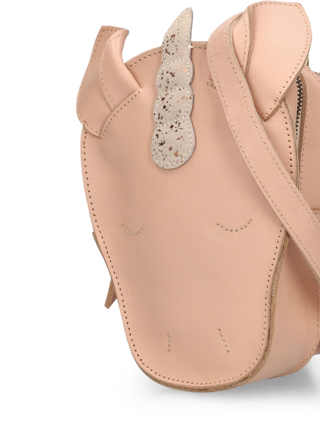Shop Donsje Unicorn Leather Backpack In Pink