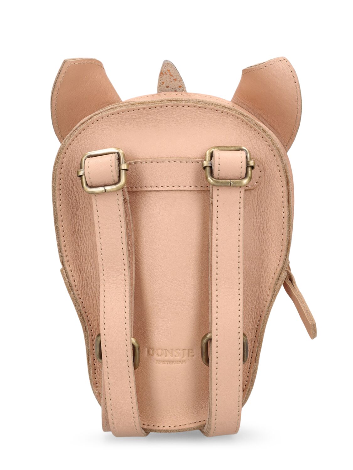 Shop Donsje Unicorn Leather Backpack In Pink