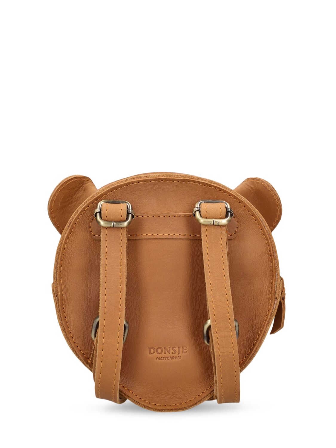 Shop Donsje Tiger Leather Backpack In Brown