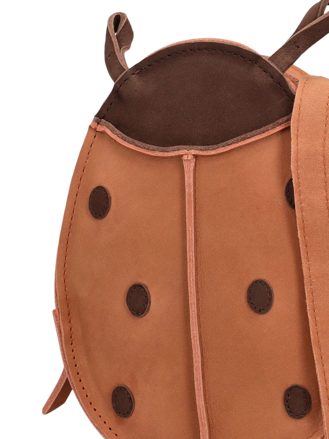 Shop Donsje Lady Bird Leather Backpack In Brown