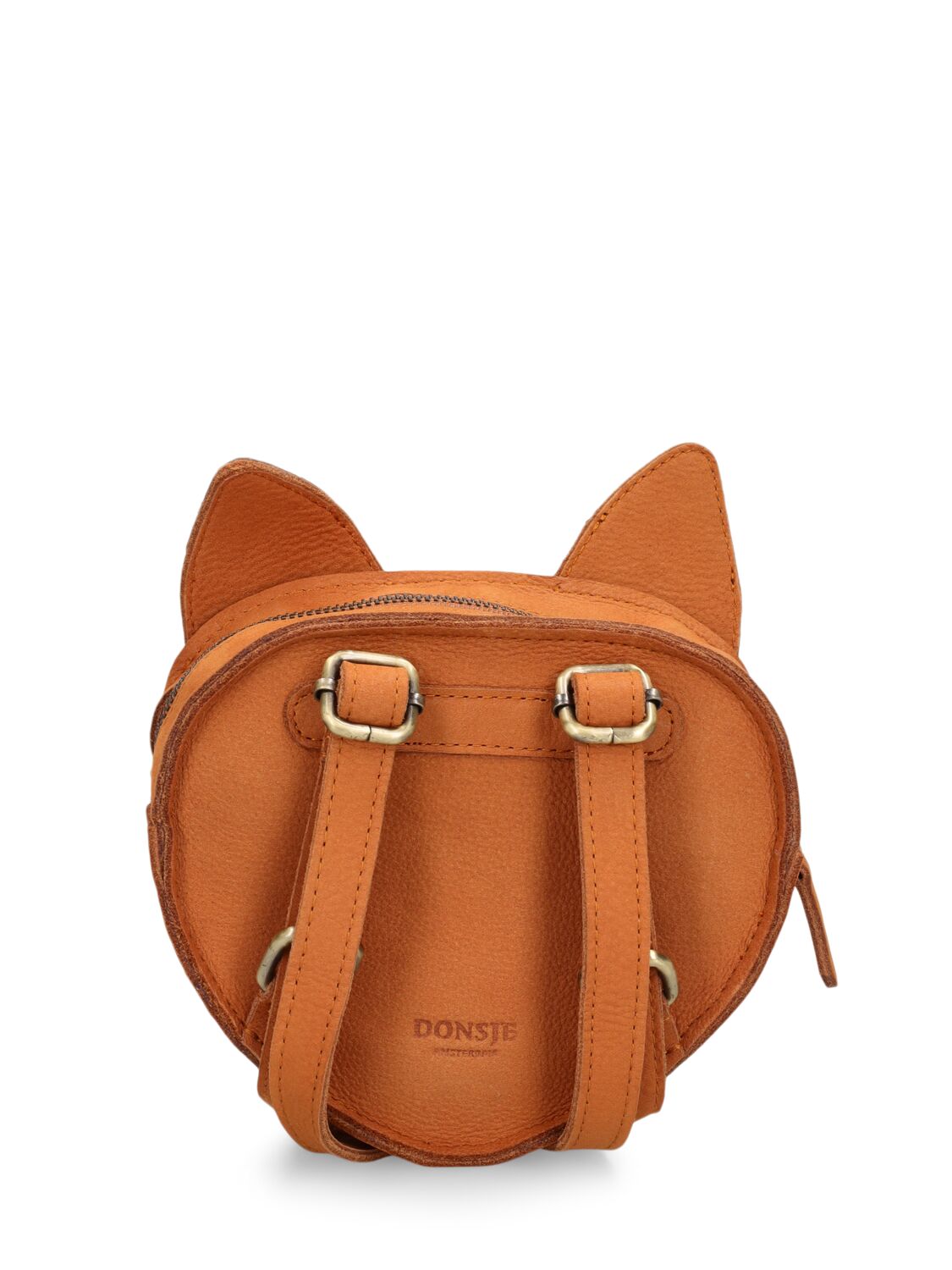 Shop Donsje Fox Leather Backpack In Brown