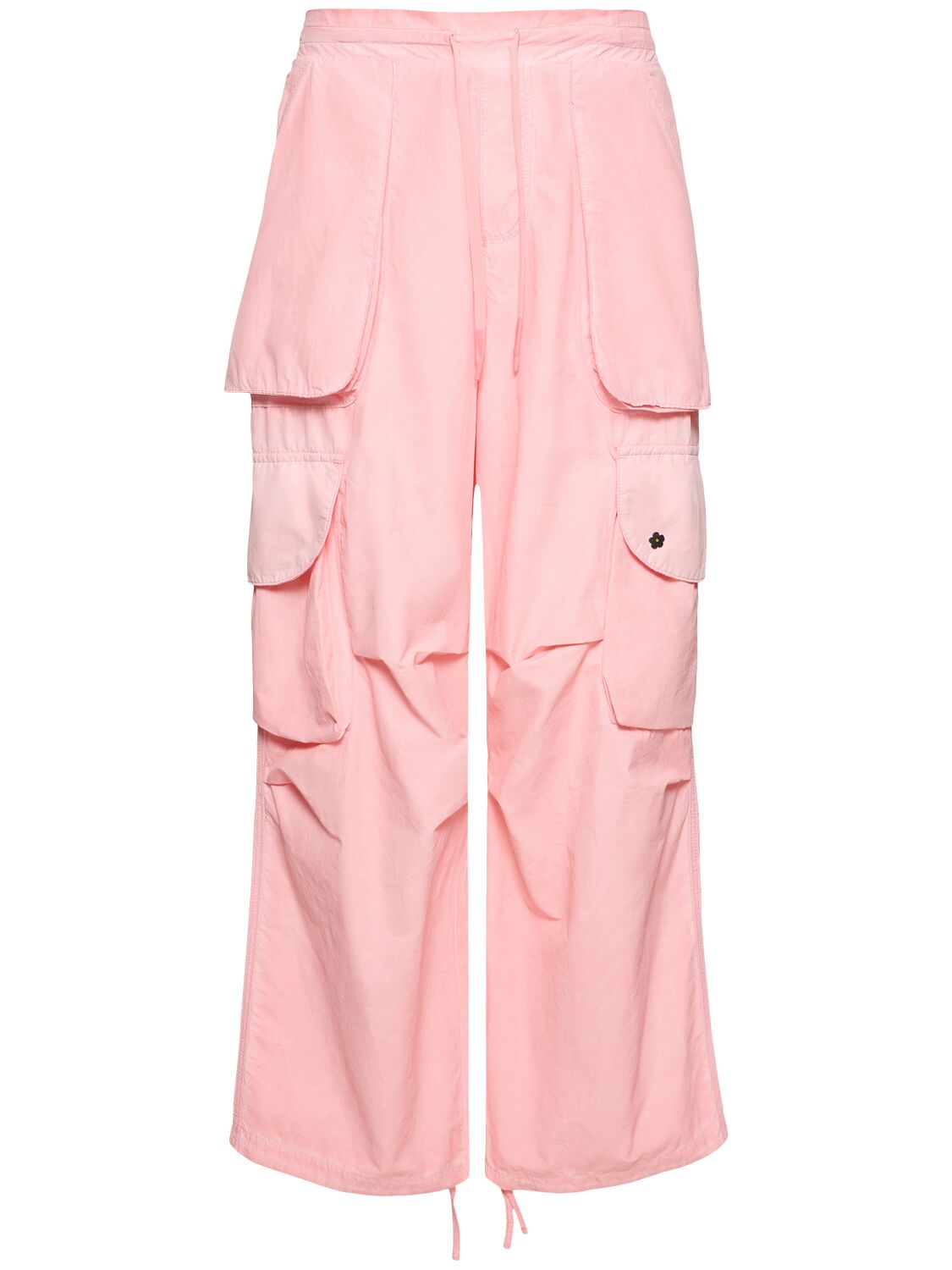 Shop A Paper Kid Unisex Nylon Cargo Pants In Pink