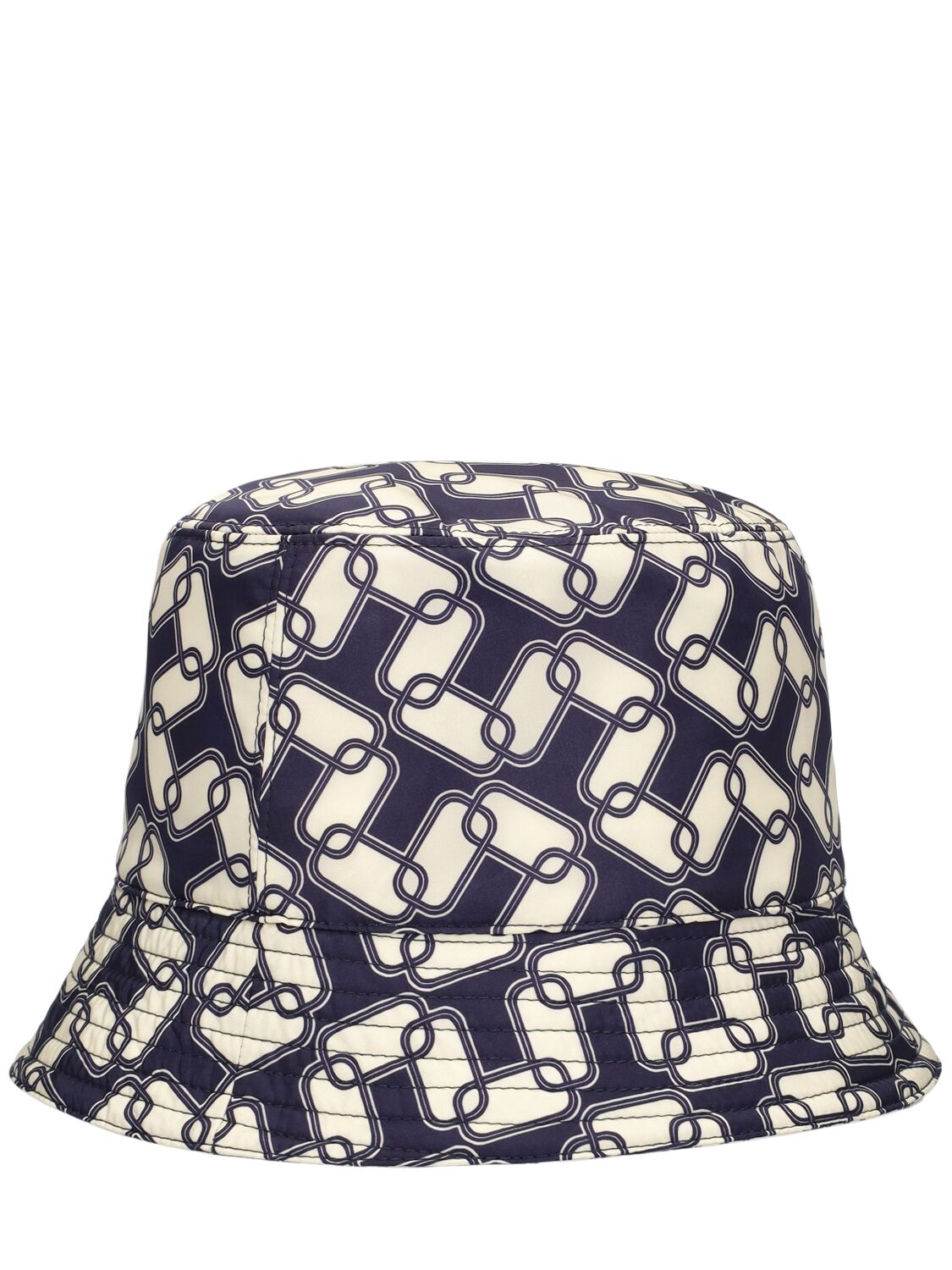 Shop Moncler Nylon Bucket Hat In Blue,white