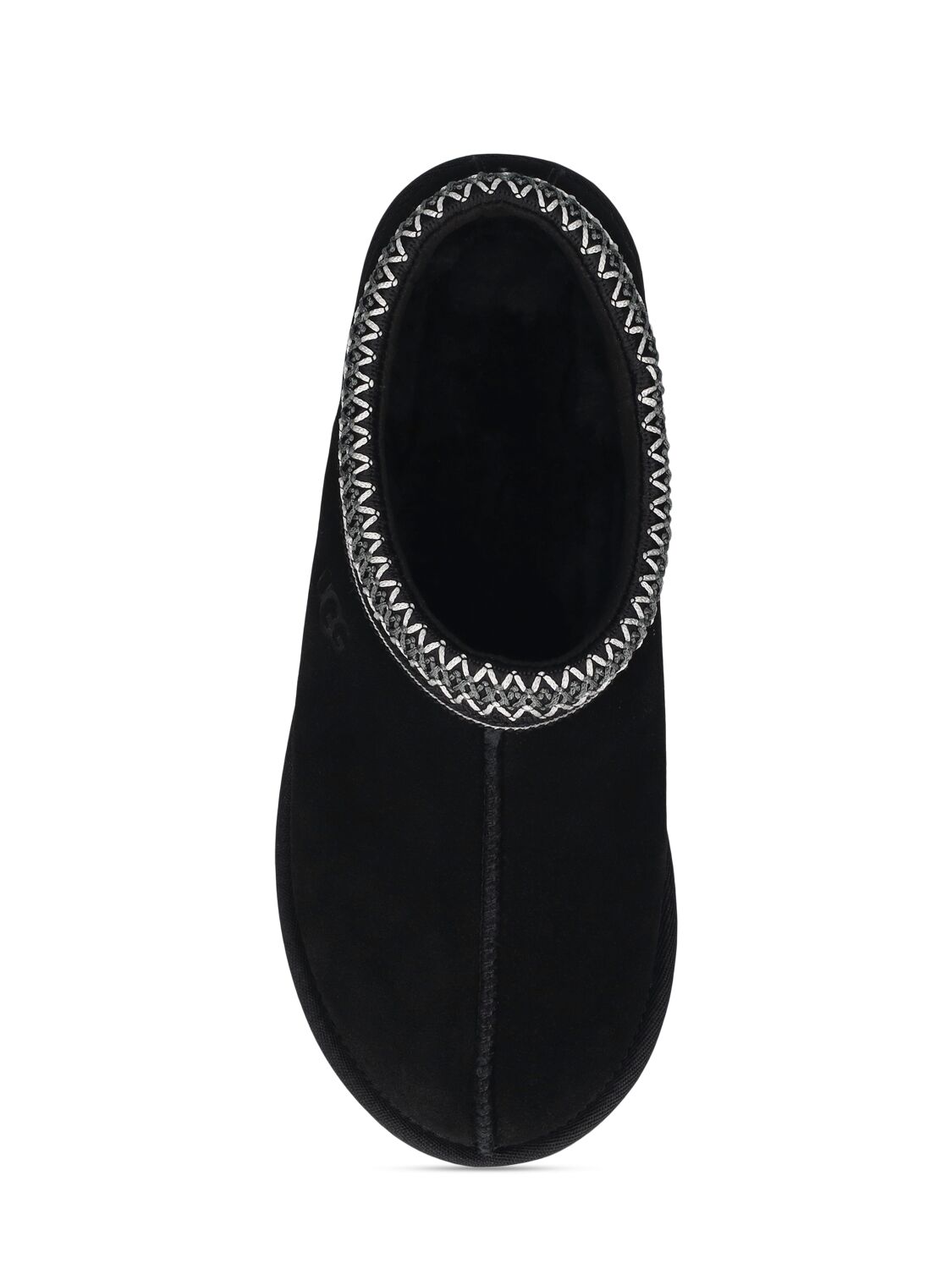 Shop Ugg 10mm Tasman Shearling Loafers In Black