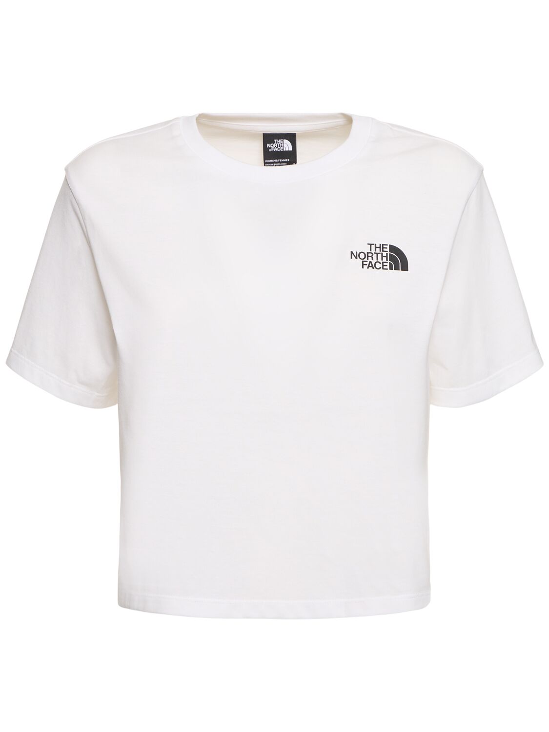 THE NORTH FACE SIMPLE DOME CROPPED T-SHIRT