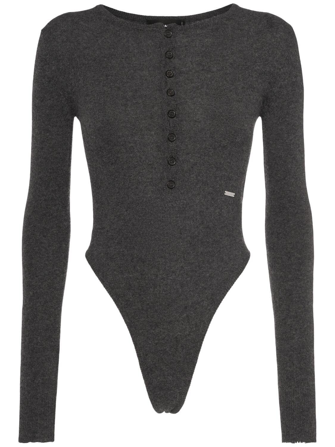 Dsquared2 High-cut Wool Body In Dark Grey