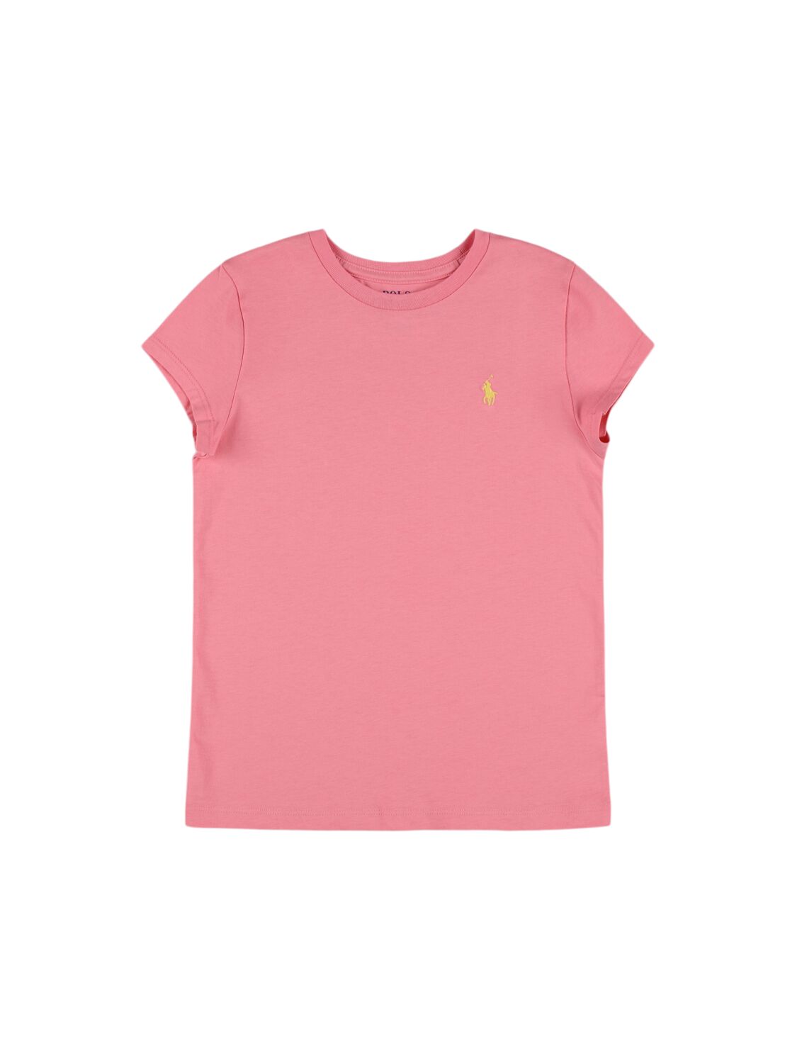 Ralph Lauren Babies' Logo棉质平纹针织t恤 In Pink