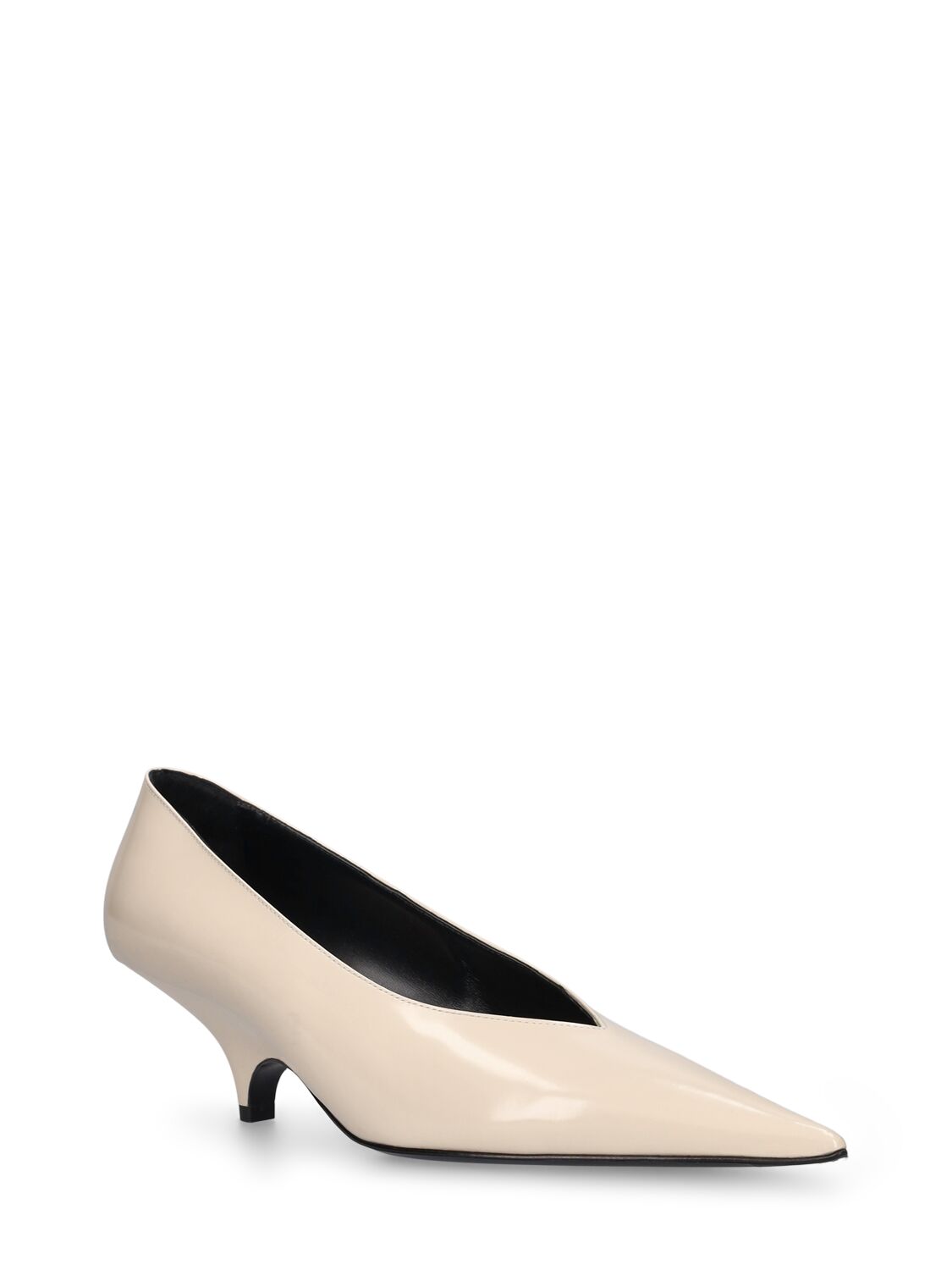 TOTÊME 55MM THE WEDGE-HEEL LEATHER PUMPS 