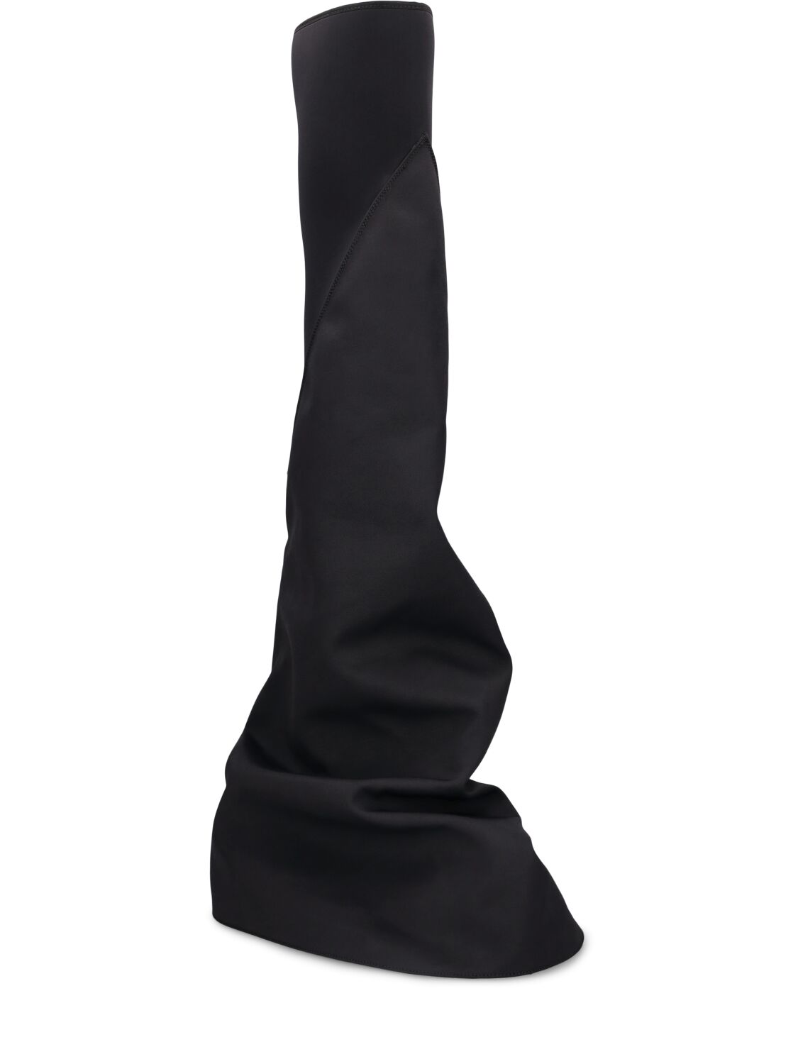 Shop Rick Owens Drkshdw Fetish Canvas Sneaker Boots In Black,white