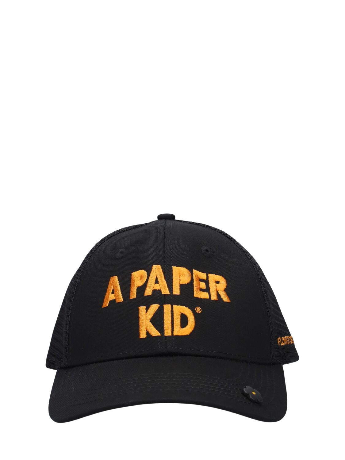 A Paper Kid Unisex Trucker Hat In Black