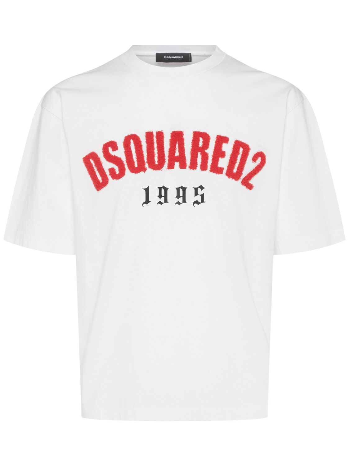 Dsquared2 Cotton Logo T-shirt In White