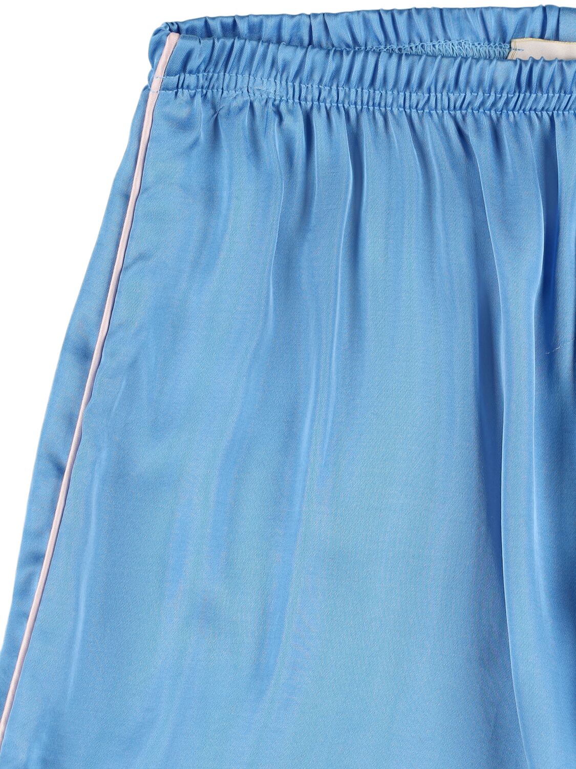Shop Story Loris Viscose Blend Short-sleeved Pajama Set In Blue