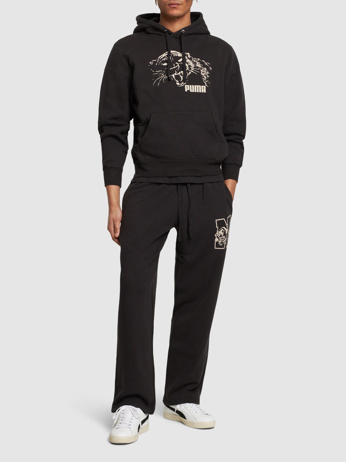 Shop Puma Noah Sweatshirt Hoodie In Black