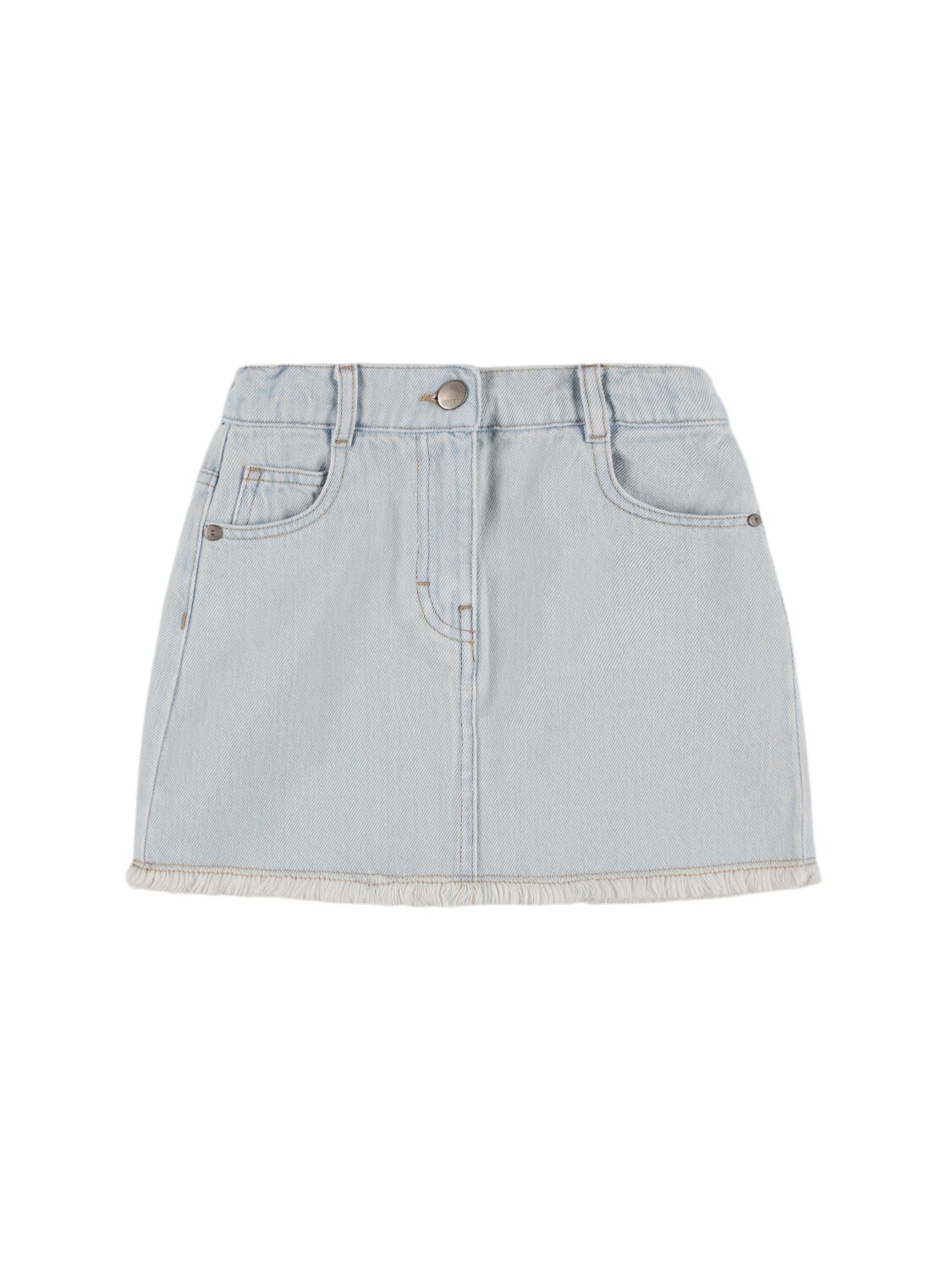 Image of Cotton Denim Skirt