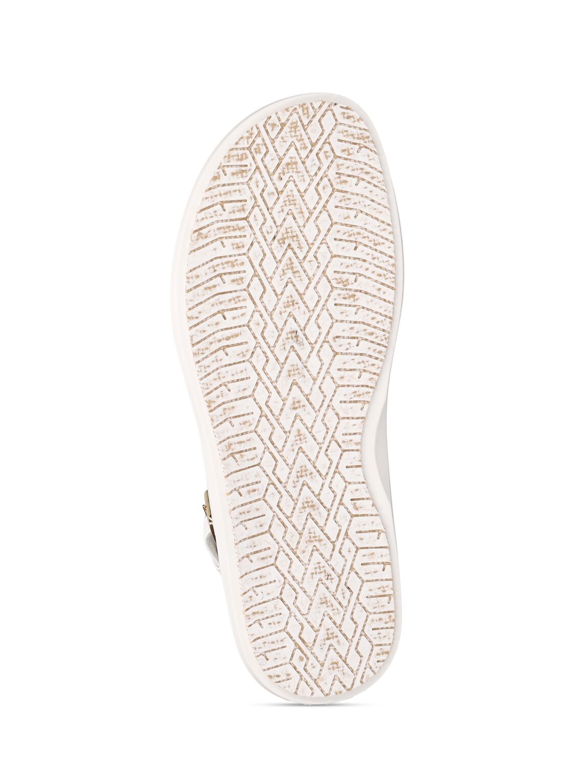 Shop Marni 10mm Fussbett Leather Sandals In White