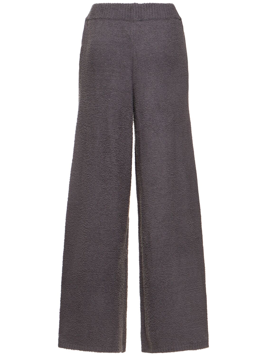 Shop Weworewhat Wide Leg Knitted Pants In Grey