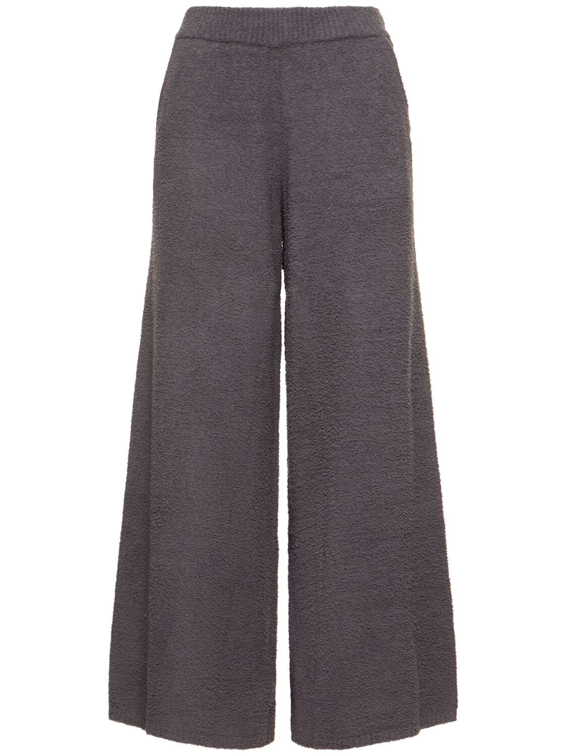Weworewhat Wide Leg Knitted Pants In Brown