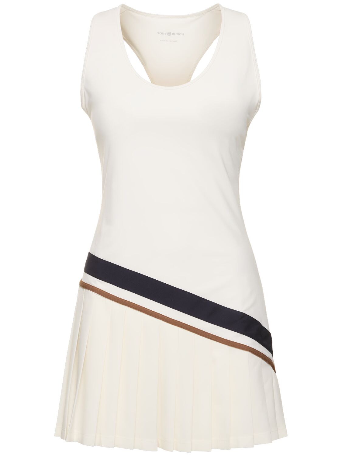 Shop Tory Sport Chevron Tech Tennis Mini Dress In White