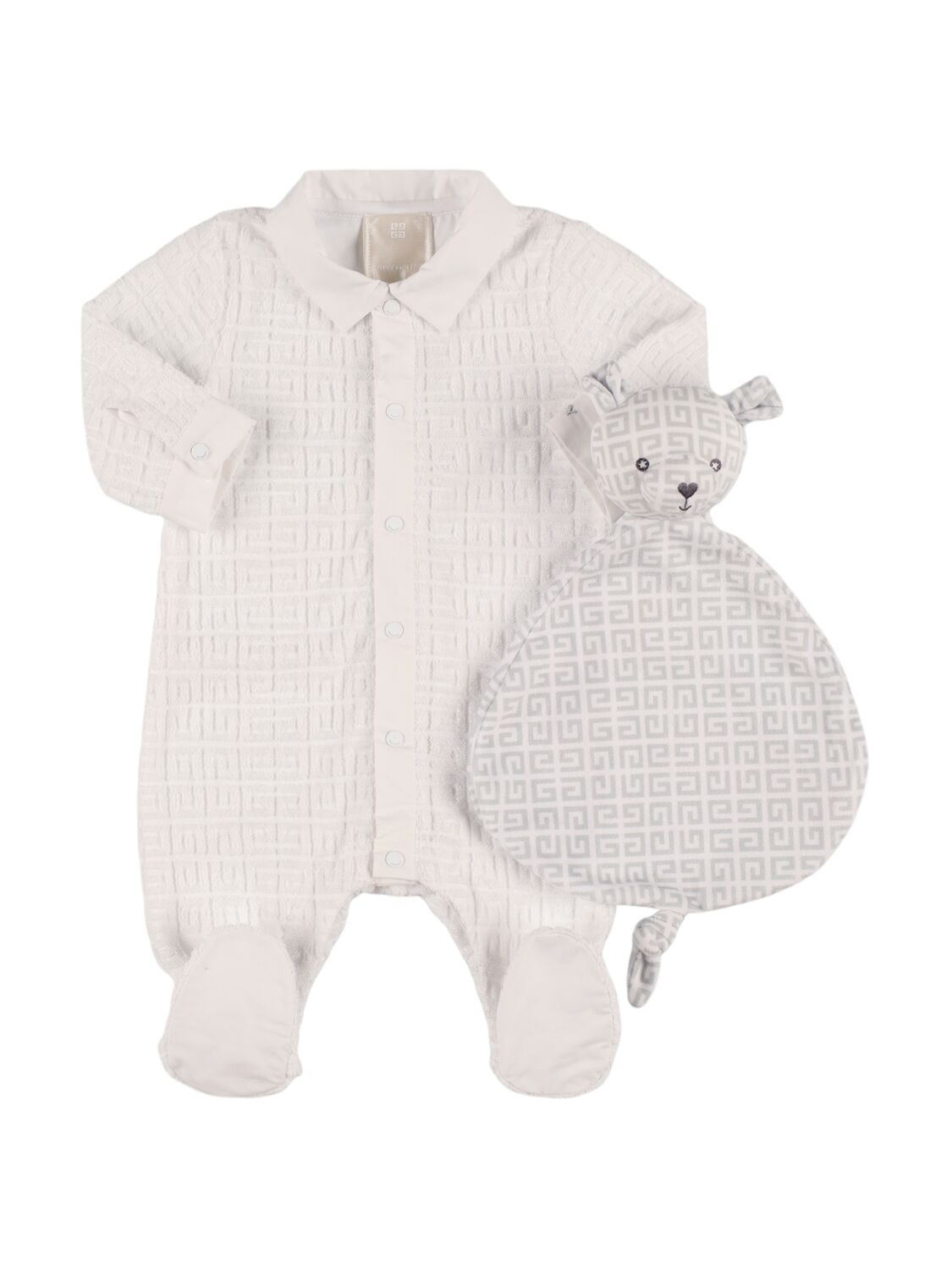 Givenchy Kids' Romper & Toy Set In Neutral