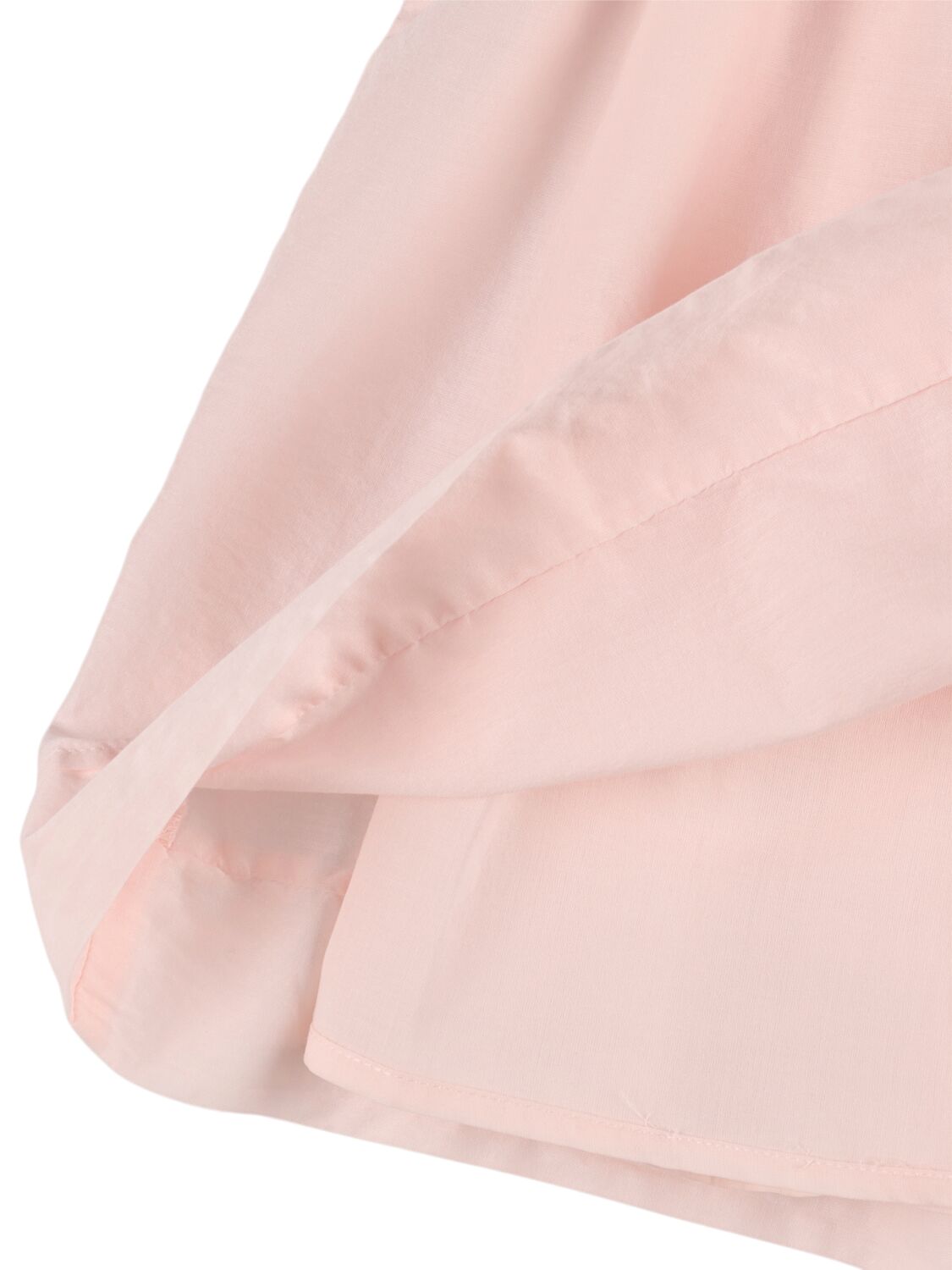 Shop Il Gufo Sleeveless Cotton Poplin Dress In Pink