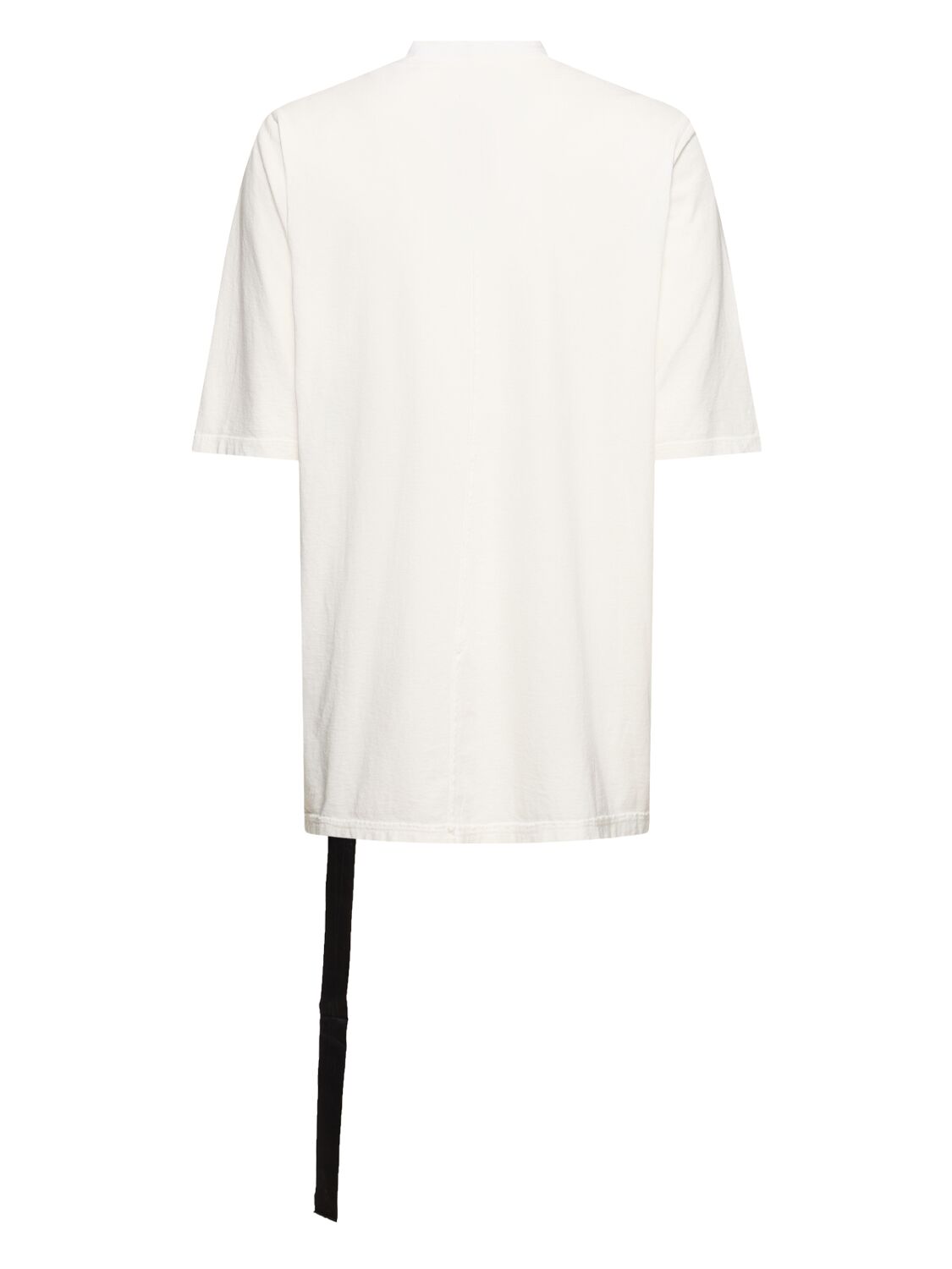 Shop Rick Owens Drkshdw Jumbo Ss T Cotton T-shirt In Milk,black