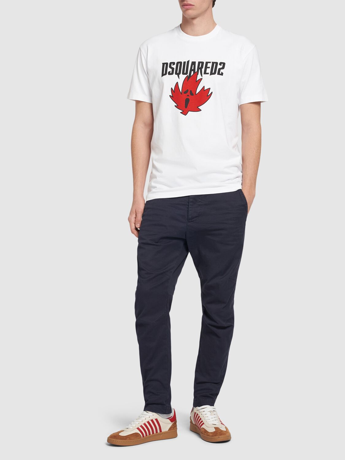 Shop Dsquared2 Cool Fit Logo T-shirt In White