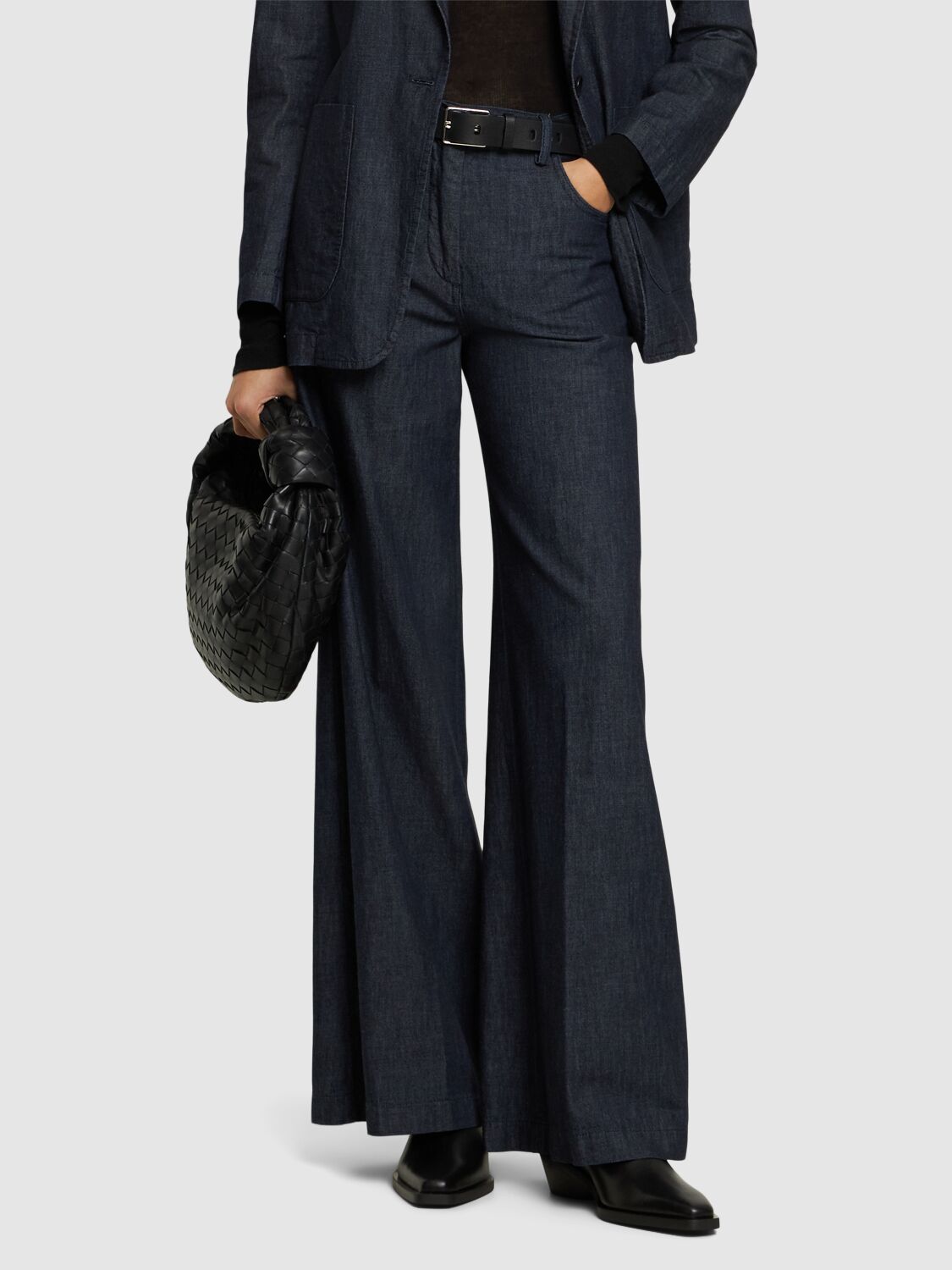 Shop Proenza Schouler 40mm Bronco Leather Mules In Black