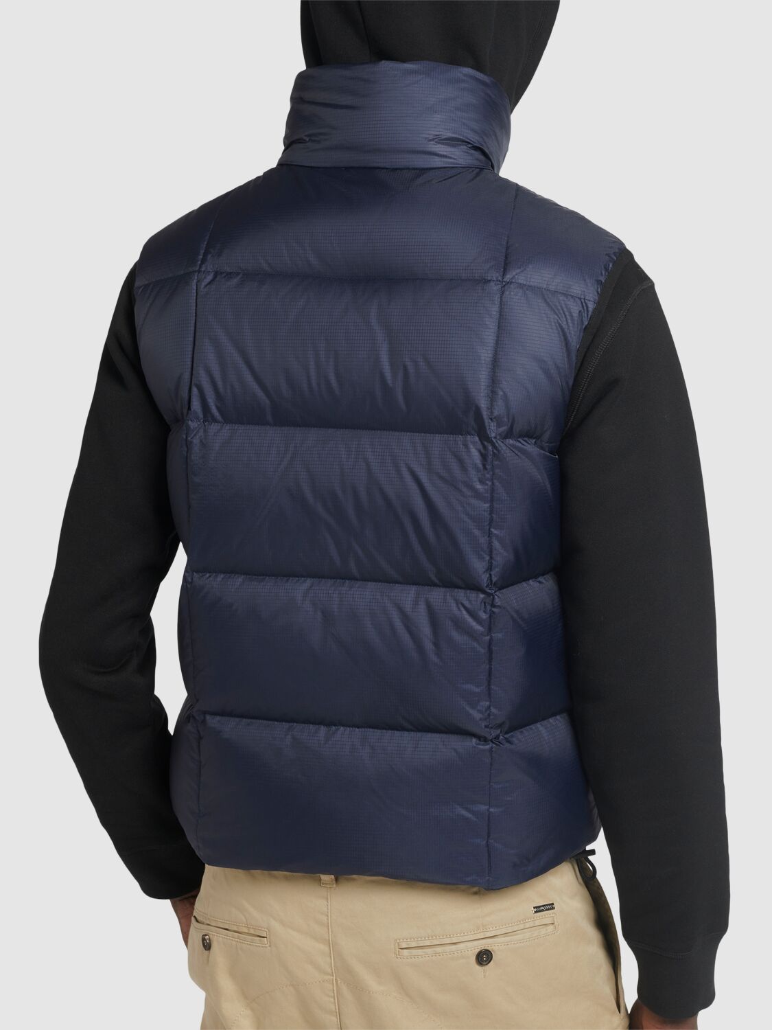 Shop Dsquared2 3d Ripstop Down Vest In Navy