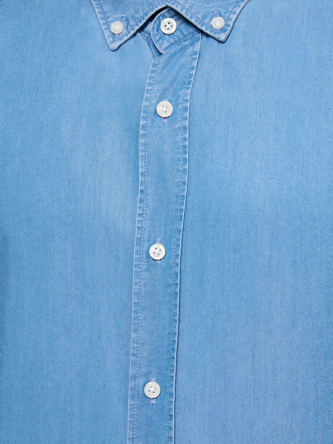 Shop Hugo Boss Stretch Button Down Shirt In Bright Blue