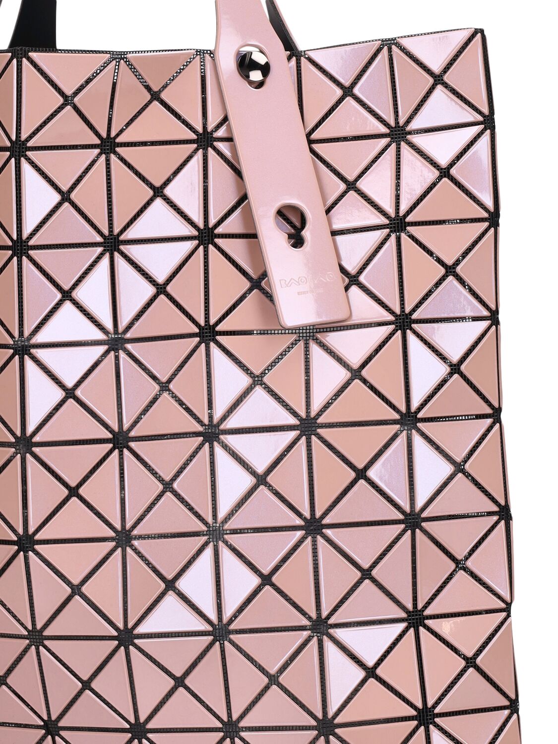 Shop Bao Bao Issey Miyake Prism Metallic Tote Bag In Pink,beige