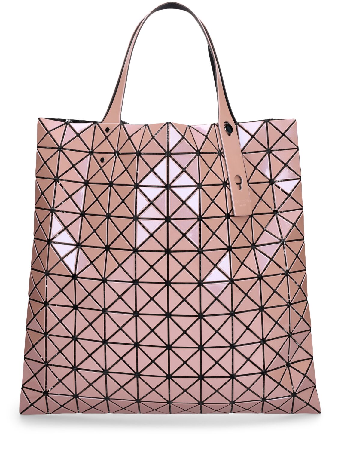 Shop Bao Bao Issey Miyake Prism Metallic Tote Bag In Pink,beige