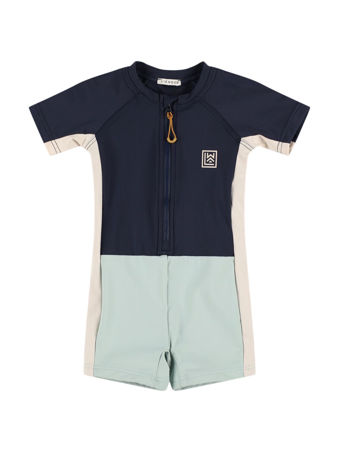 Liewood Babies' Recycled Poly Swim Jumpsuit In 蓝色