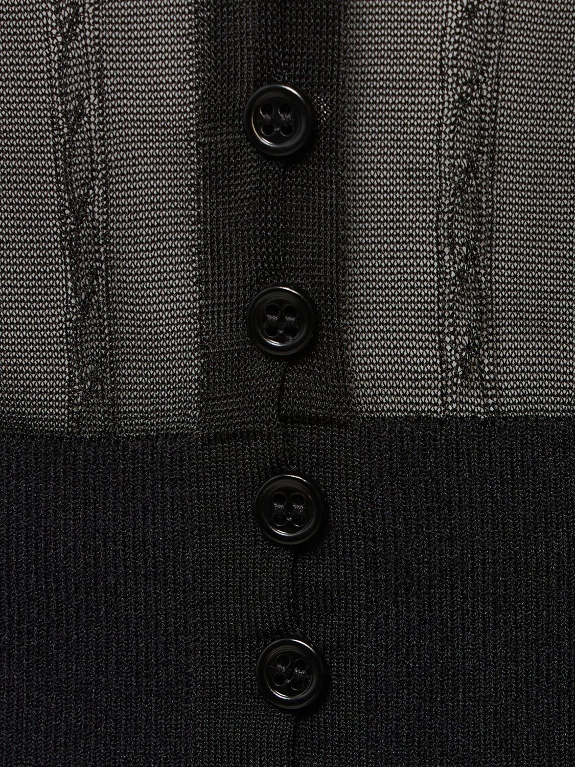 Shop Jacquemus Le Cardigan Joya Knit Top In Black