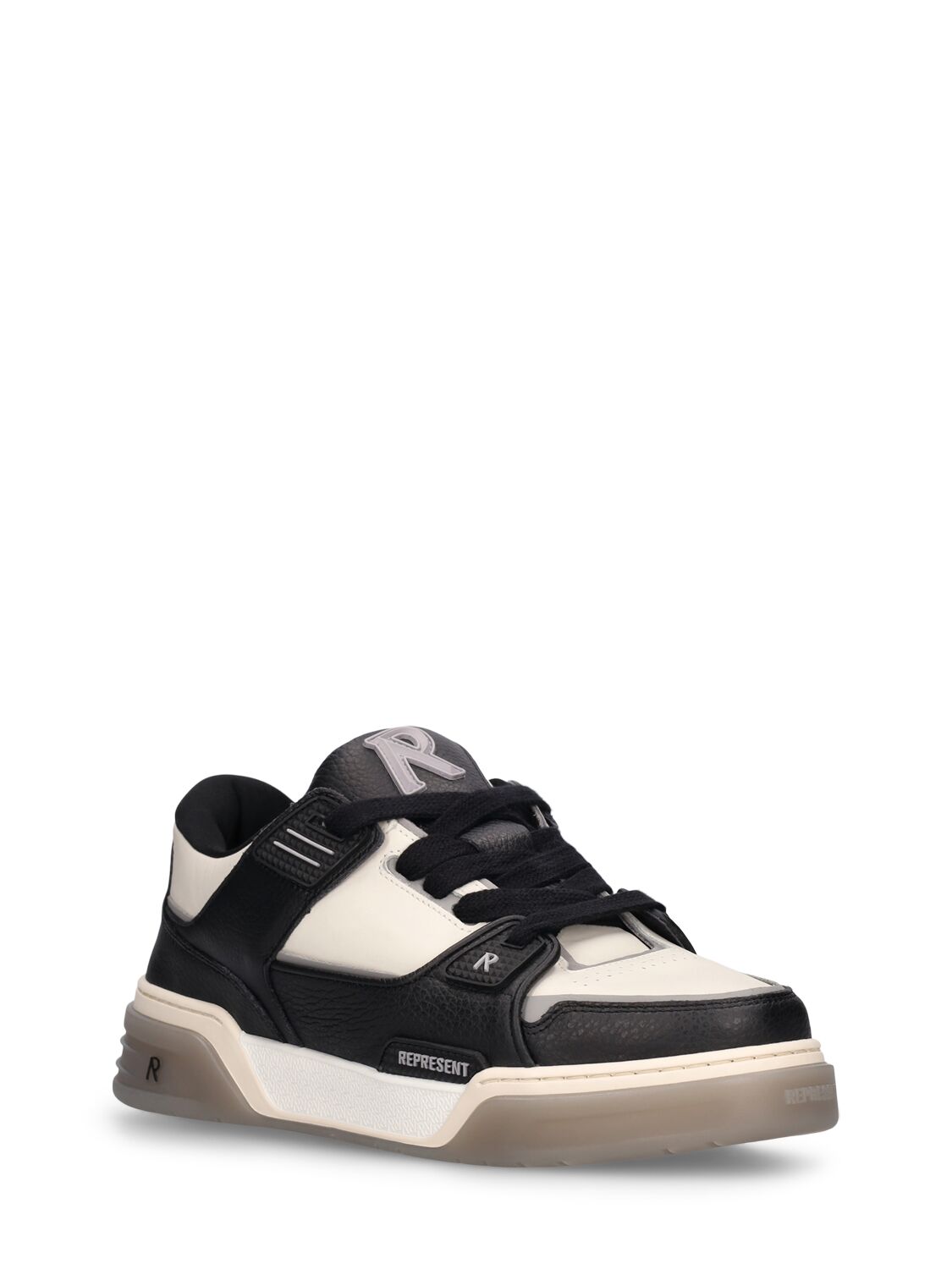 Shop Represent Studio Sneaker In Black,white