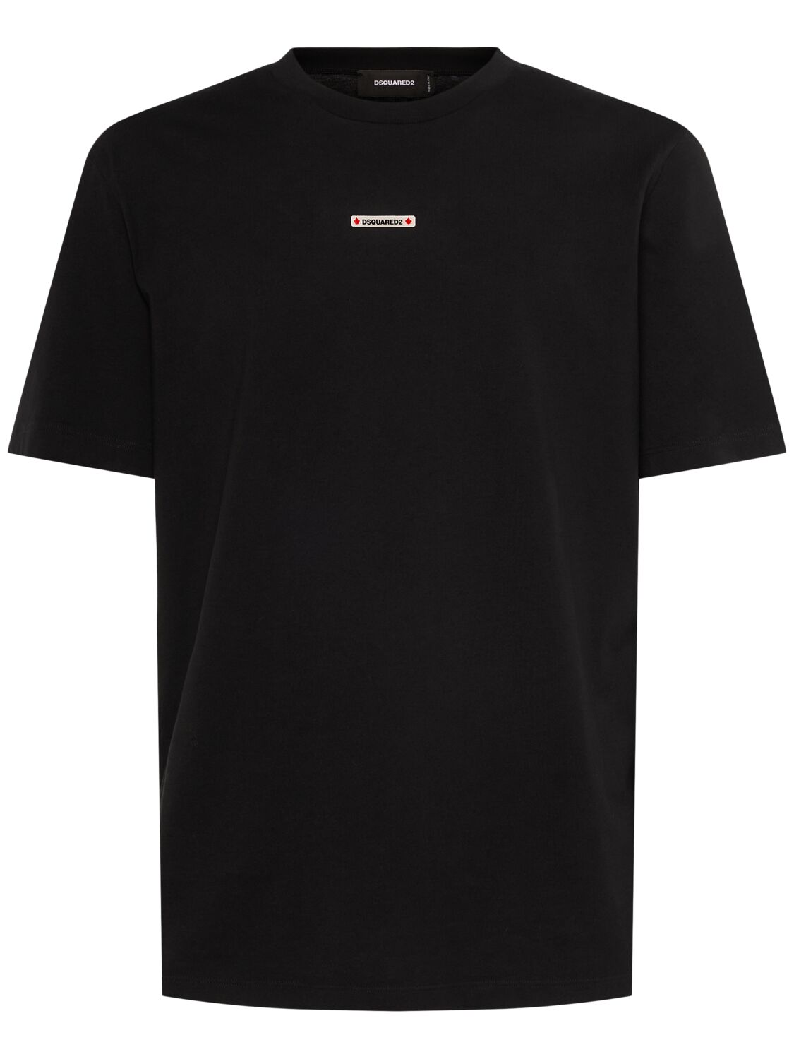 Shop Dsquared2 Regular Fit Micro Logo T-shirt In Black