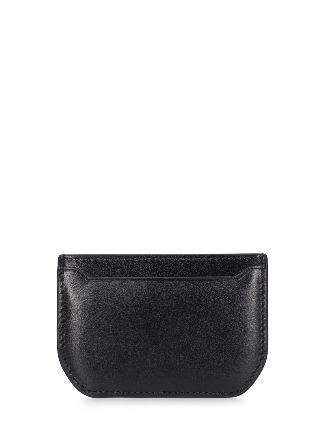 Shop Lemaire Calepin Leather Card Holder In Black