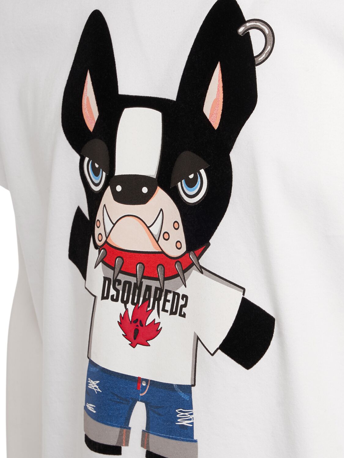 Shop Dsquared2 Cool Fit Dog Print T-shirt In White