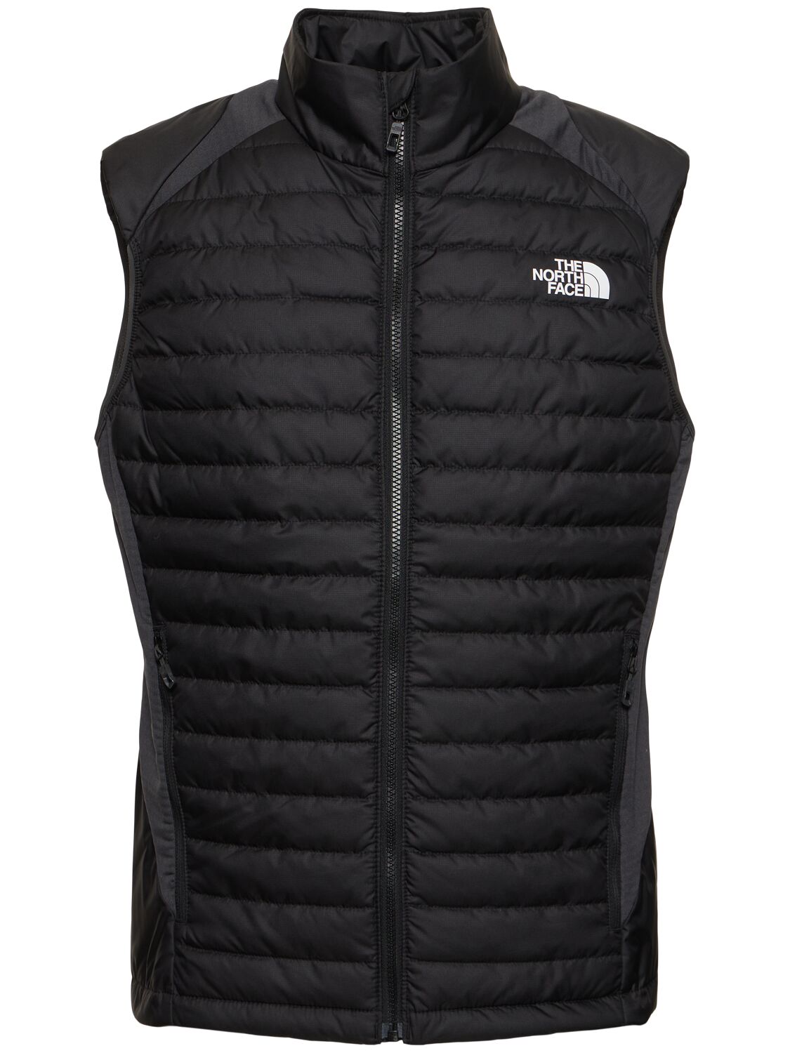 The North Face Belleview Stretch Down Vest In Tnf Black