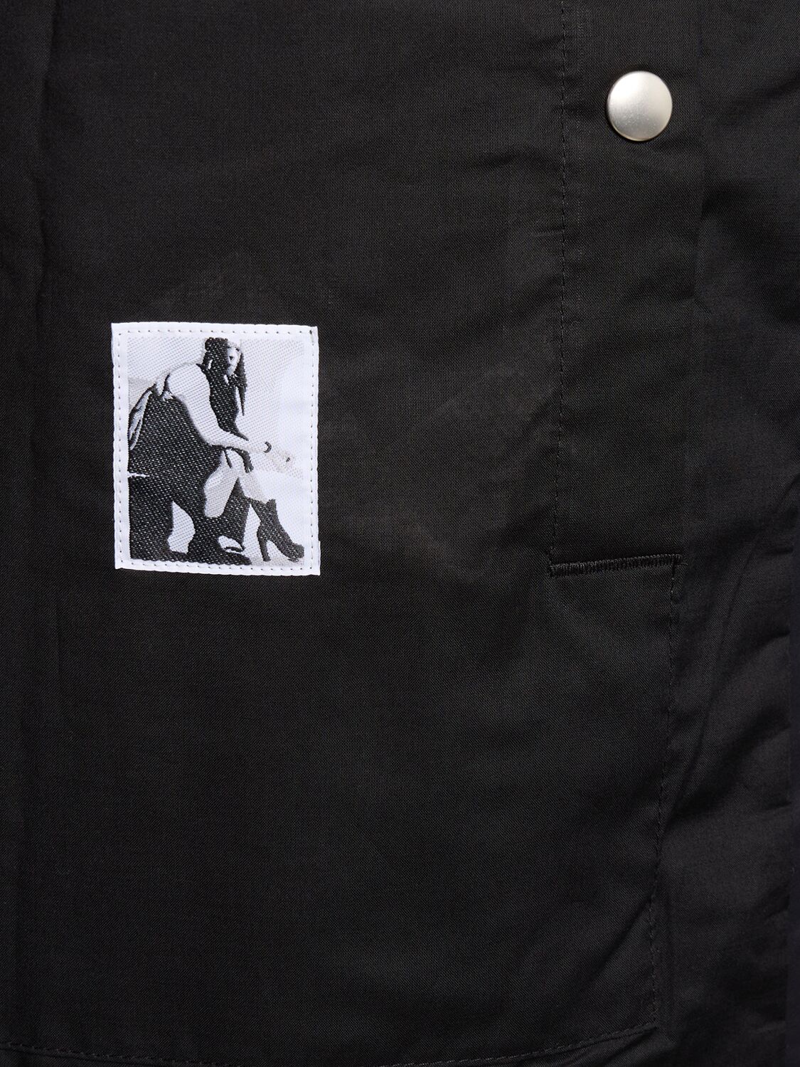 Shop Rick Owens Drkshdw Zipfront Jkt Padded Jacket In Black