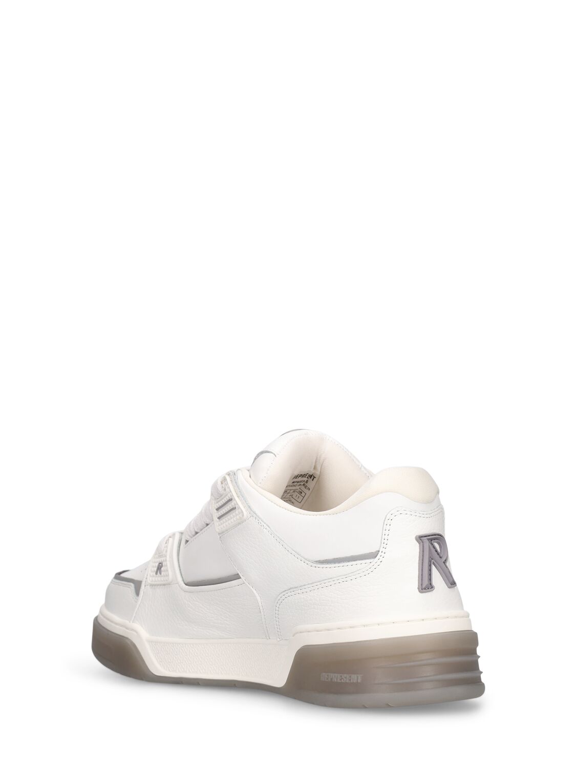 Shop Represent Studio Sneaker In White,grey