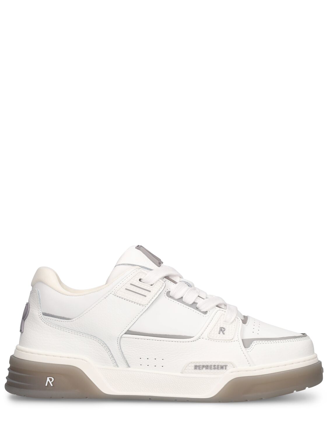 Shop Represent Studio Sneaker In White,grey