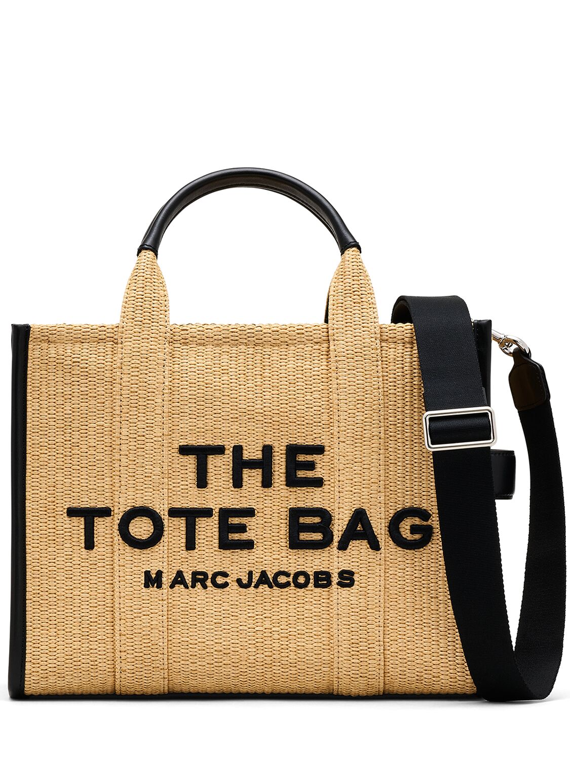 Image of The Medium Tote Raffia Tote Bag