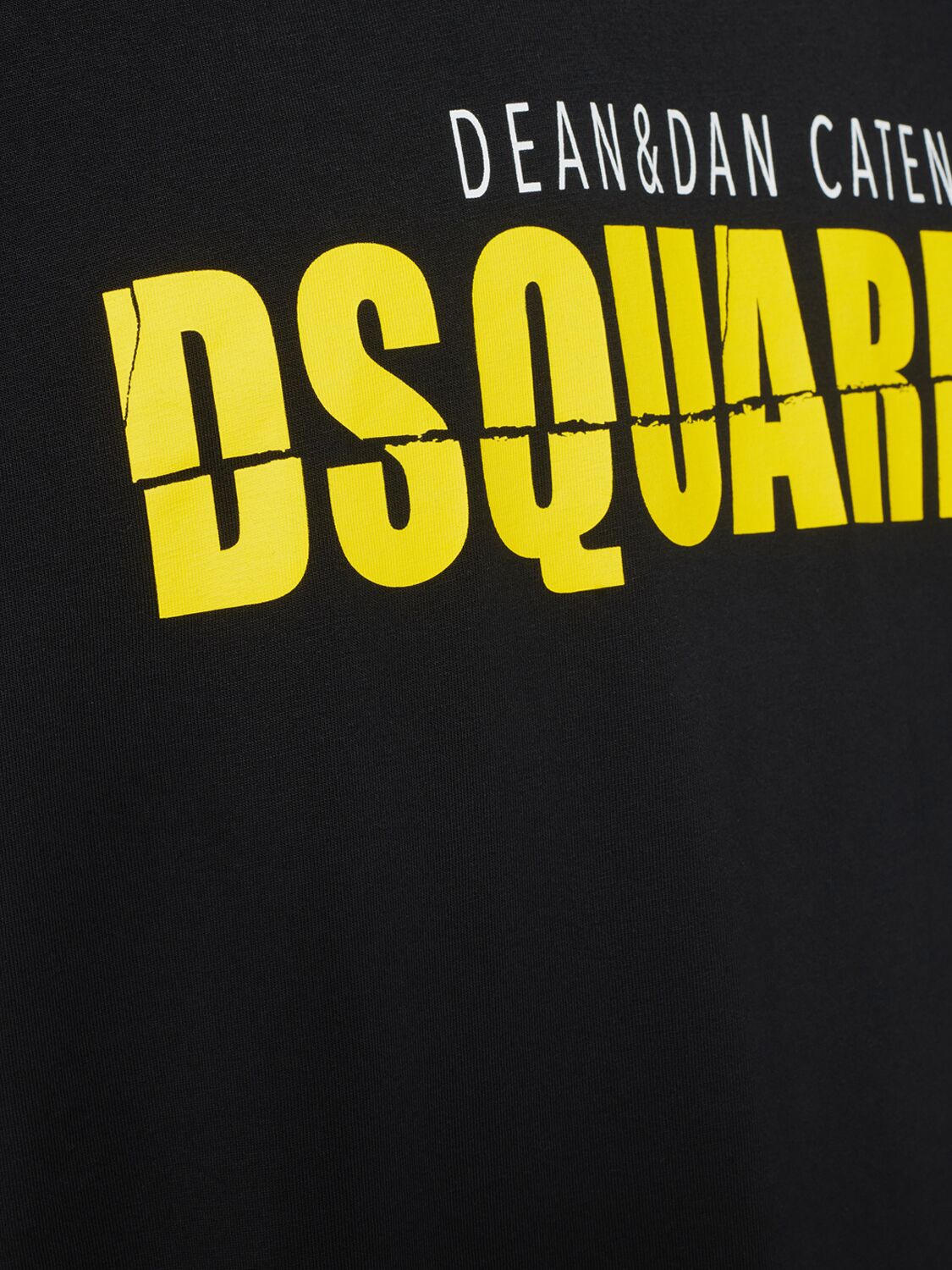 Shop Dsquared2 Cool Fit Printed Logo T-shirt In Black