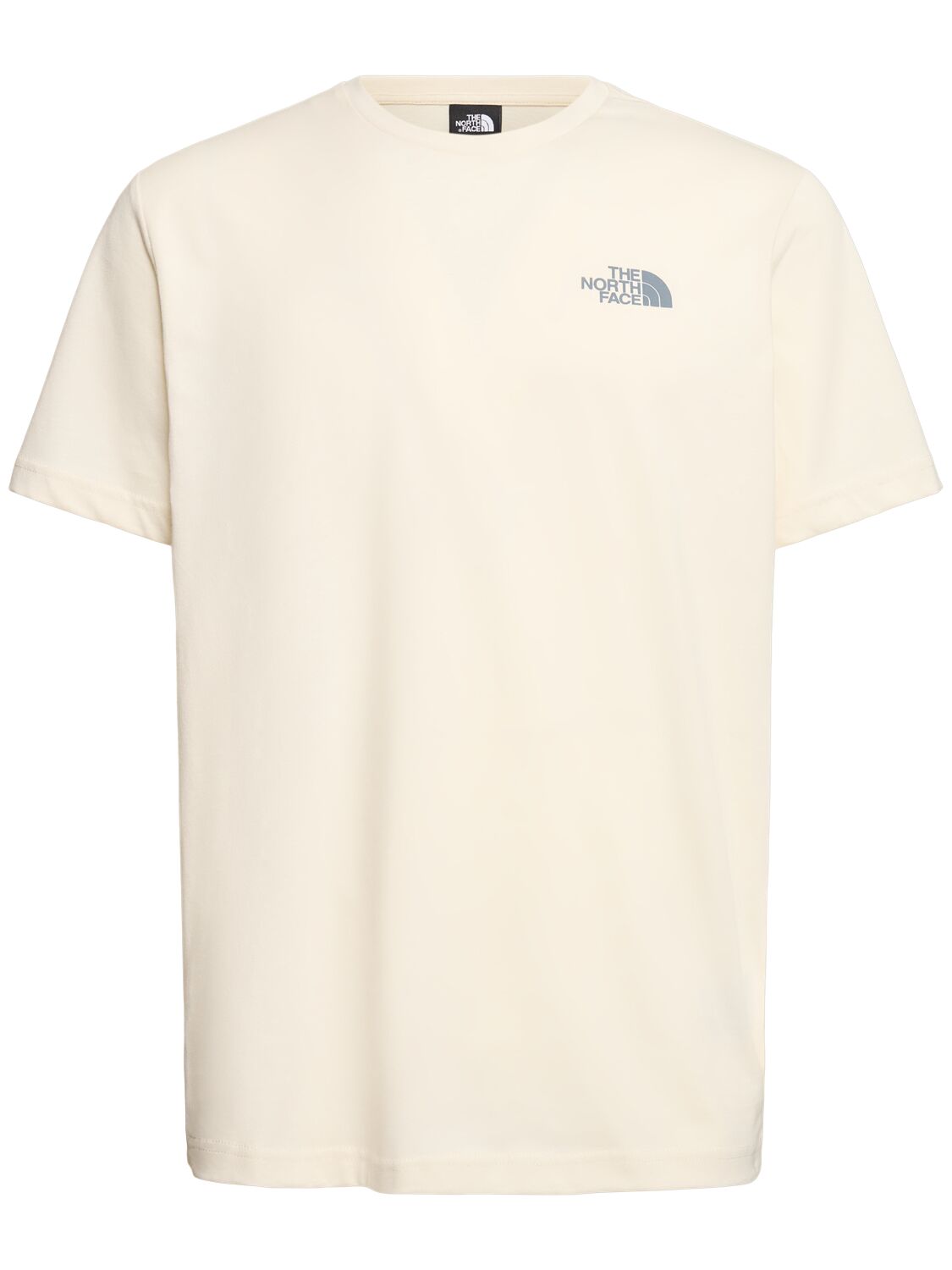 The North Face Printed Redbox T-shirt In White Dune,blue