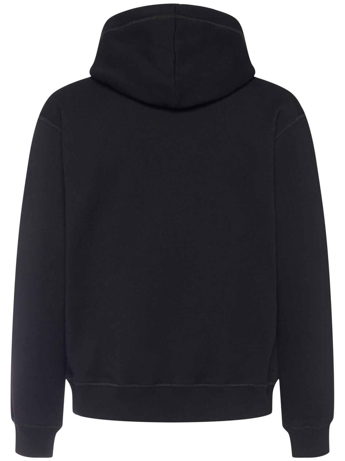 Shop Dsquared2 Cool Fit Cotton Hoodie In Black