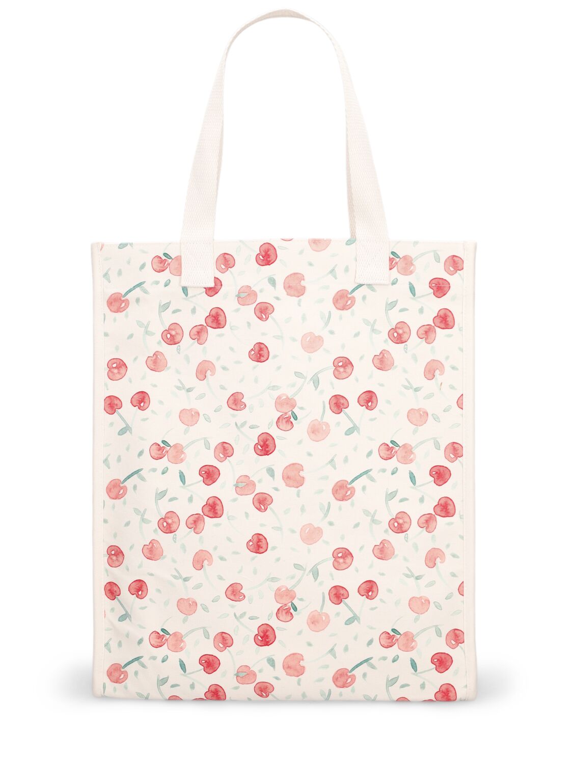 Shop Bonpoint All Over Print Cotton Tote Bag In White
