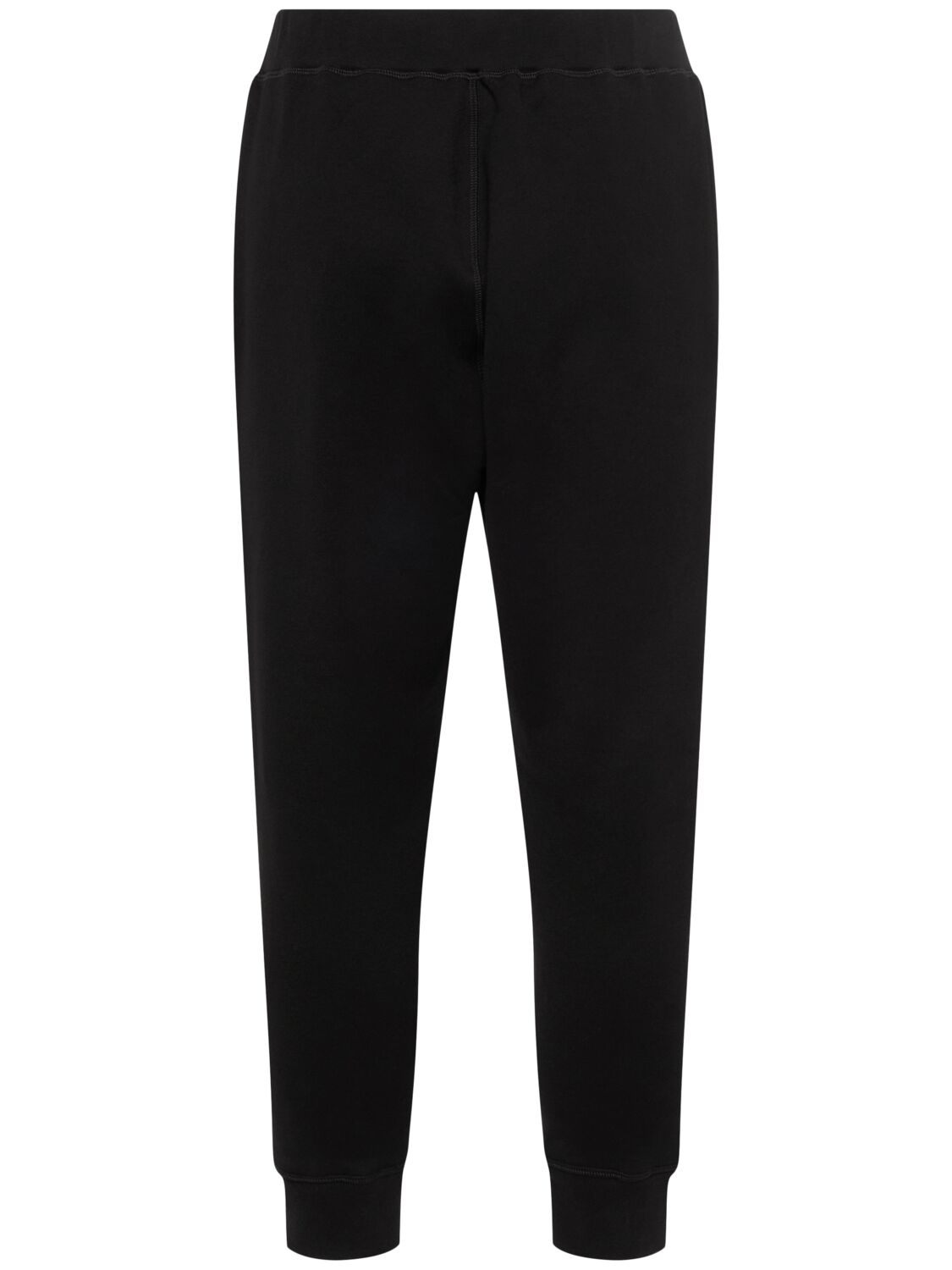 Shop Dsquared2 Dean Relaxed Fit Cotton Pants In Black