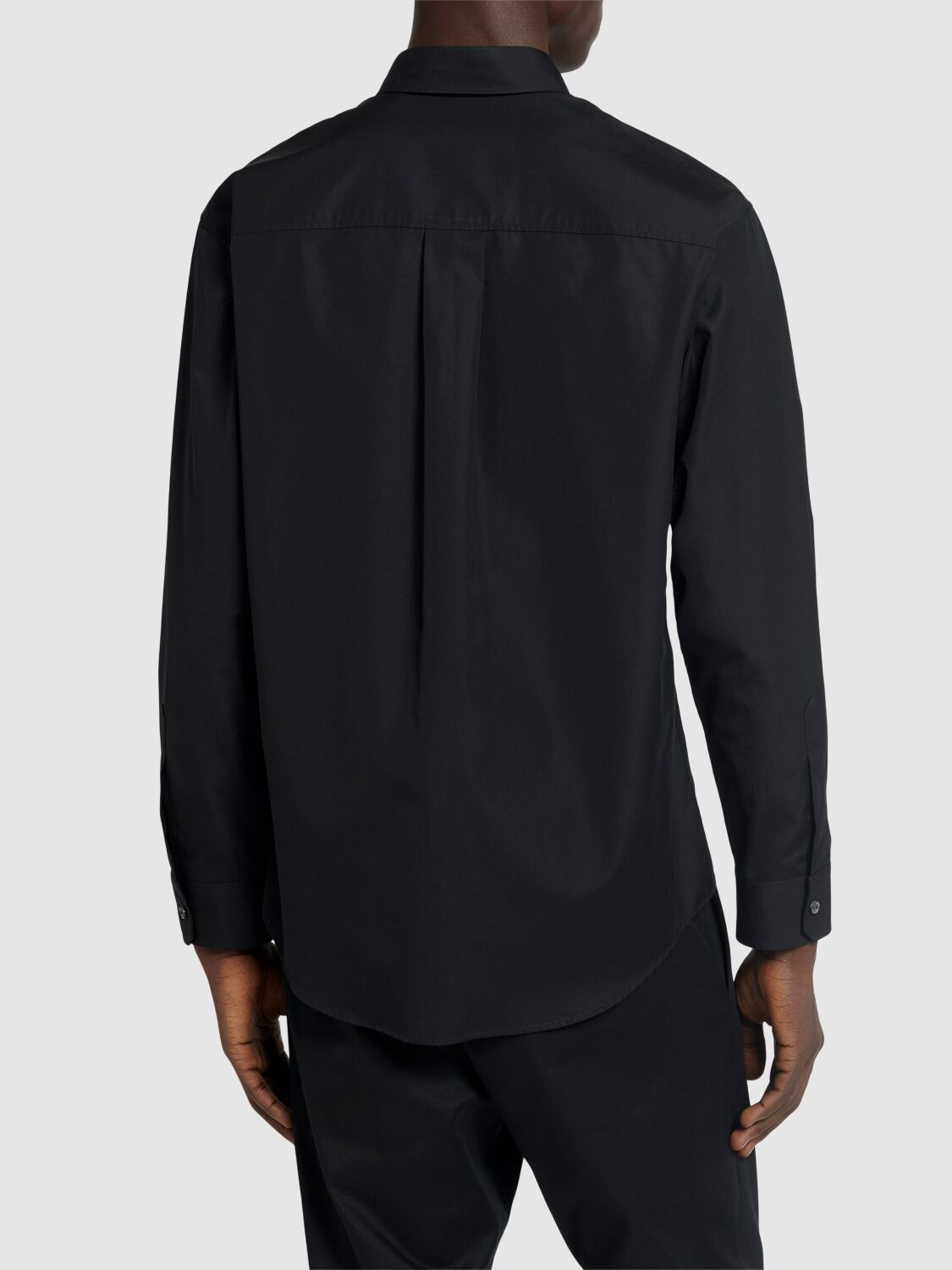 Shop Dsquared2 D2 Headquarter Dropped Shoulder Shirt In Black