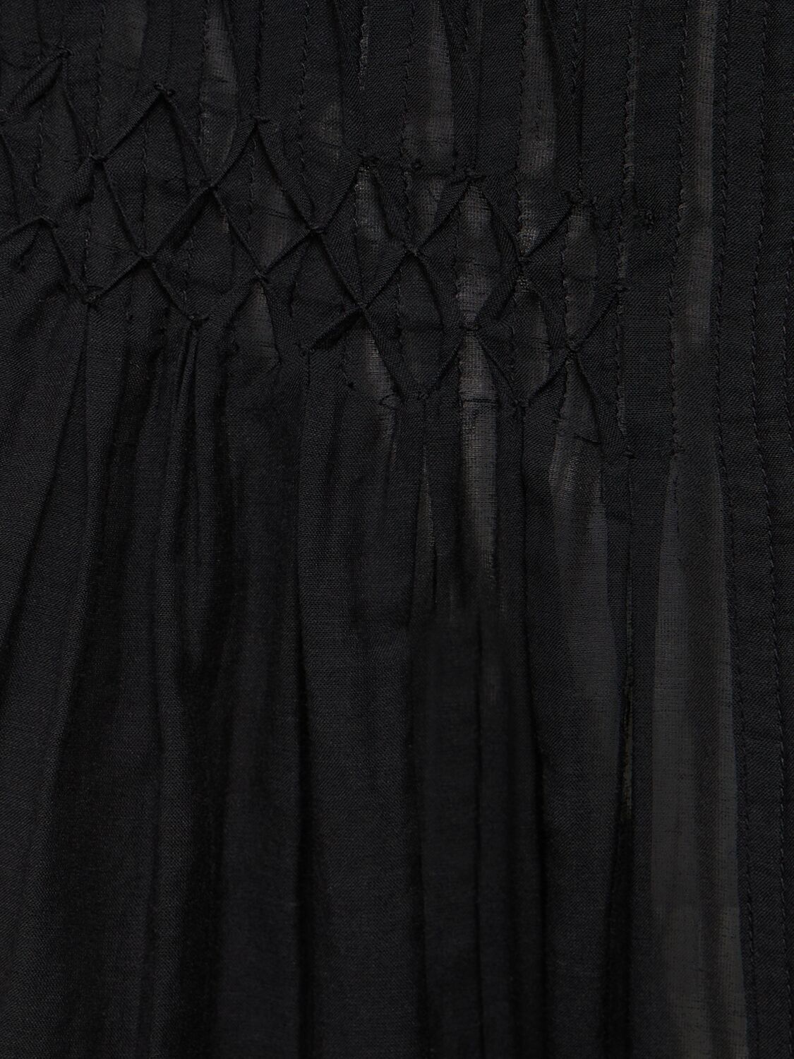 Shop Marant Etoile Abadi Buttoned Cotton Blend Shirt In Black